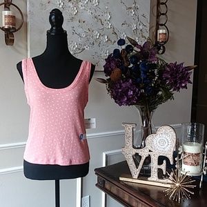 NWT Arizona Pink Strawberry Tank Top. Size XL